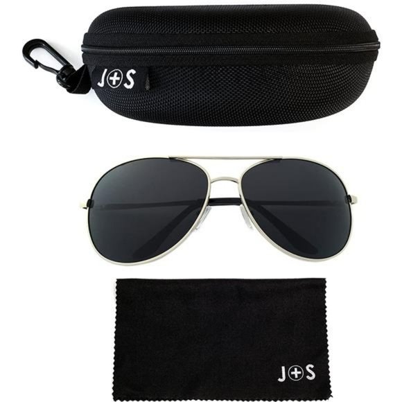 Premium Military Style Classic Aviator Sunglasses, Polarized, 100% UV protection - Picture 1 of 5